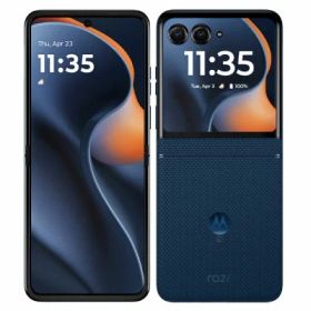 motorola razr60d M-51F PANTONE Gibraltar Sea【RAM8GB/ROM256GB docomo版SIMフリー】 MOTOROLA 当社6ヶ月保証 未使用 イオシス