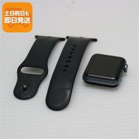 美品 Apple Watch series3 38mm GPSモデル スペースグレイ 即日発送 Apple 中古 あすつく 土日祝発送OK