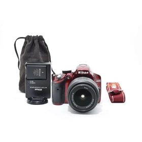 Nikon ニコン D3200 レンズキット デジタル一眼カメラ レッド(デジタル一眼)