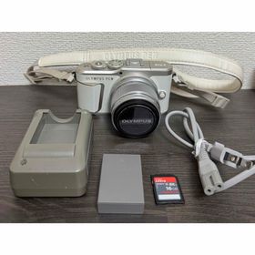 オリンパス(OLYMPUS)の【動作確認済】 OLYMPUS PEN E-PL10 ミラーレス一眼 ホワイト(ミラーレス一眼)