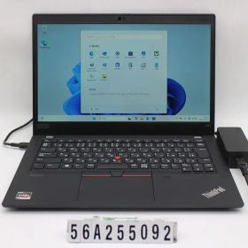 Lenovo ThinkPad X13 Gen1 Ryzen 5 Pro 4650U 2.1GHz/8GB/256GB(SSD)/13.3W/FHD(1920x1080)/Win11 【56A255092】