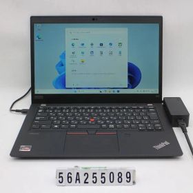Lenovo ThinkPad X13 Gen1 Ryzen 5 Pro 4650U 2.1GHz/8GB/256GB(SSD)/13.3W/FHD(1920x1080)/Win11 【56A255089】