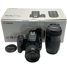 ☆☆【中古】CANON キャノン EOS Kiss X10 ダブルズームキット デジタル一眼レフ 箱付き Bランク