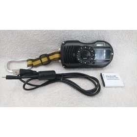 PENTAX 防水デジタルカメラ PENTAX WG-3 ブラック 1cmマクロ マクロスタンド付属 LEDライト PENTAX WG-3B