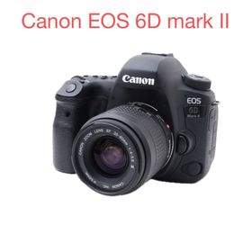 キヤノン(Canon)の保証付/一眼レフカメラ Canon EOS 6D Mark II標準レンズセット(デジタル一眼)