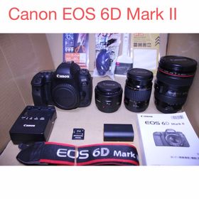 キヤノン(Canon)のCanon EOS 6D Mark II標準&望遠&単焦点トリプルレンズセット(デジタル一眼)