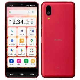 【中古】【安心保証】 BASIO active2 SHG12[64GB] au レッド