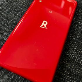 赤色 Rロゴ スマートフォン 本体 Rakuten mini