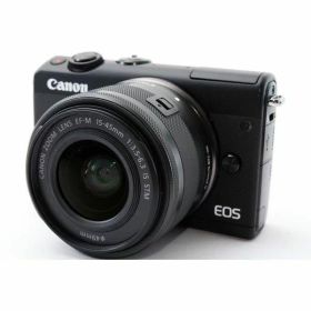 【中古】キヤノン Canon EOS M100 レンズキット ブラック 美品 付