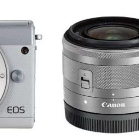 【中古】Canon ミラーレス一眼カメラ EOS M100 ダブルレンズキット ホワイト EOSM100WH-WLK