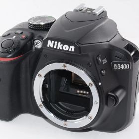 【中古】【外観特上級】Nikon デジタル一眼レフカメラ D3400 ボディー ブラック D3400BK