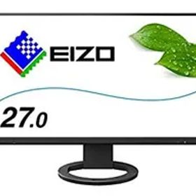 【中古】EIZO 27.0型フレームレスモニターFlexScan EV2760-BK(2560×1440/アンチグレアIPS/疲れ目軽減/ブラック/5