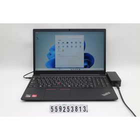 ノートパソコン Lenovo ThinkPad E15 Gen3 Ryzen 5 5500U 2.1GHz/8GB/256GB(SSD)/15.6W/FHD(1920x1080)/Win11