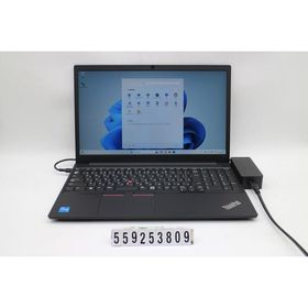 ノートパソコン Lenovo ThinkPad E15 Gen2 Core i5 1135G7 2.4GHz/8GB/256GB(SSD)/15.6W/FHD(1920x1080)/Win11