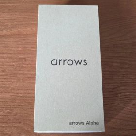 arrows Alpha ブラック 本体 充電器付き