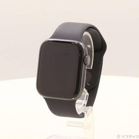 〔中古〕Apple(アップル) Apple Watch Series 6 GPS 44mm スペースグレイアルミニウムケース ブラックスポーツバンド〔258-ud〕