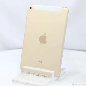 【中古】Apple(アップル) iPad mini 4 16GB ゴールド MK712J／A docomoロック解除SIMフリー 【344-ud】