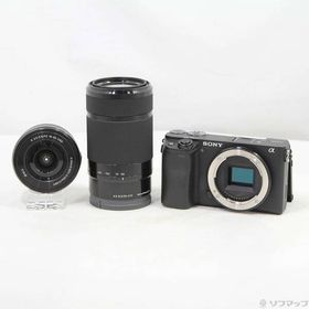 【中古】SONY(ソニー) α6400 ILCE-6400Y ダブルズームレンズキット ブラック 【258-ud】