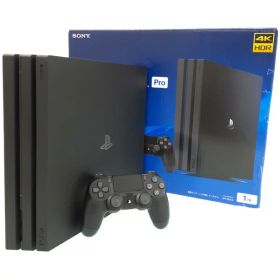 【SONY】ソニー『プレイステーション4 Pro 1TB ジェットブラック』CUH-7100BB01 ゲーム機本体 1週間保証【中古】