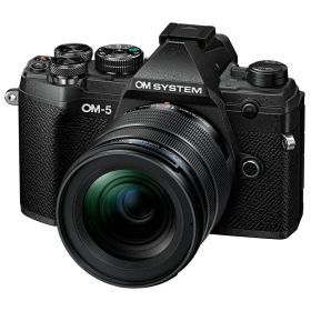【新品/取寄品】OM SYSTEM OM-5 12-45mm F4.0 PRO レンズキット ブラック ミラーレス一眼カメラ オーエムシステム