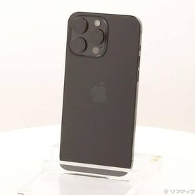 〔中古〕Apple(アップル) iPhone15 Pro Max 256GB ブラックチタニウム MU6P3J／A SIMフリー〔276-ud〕