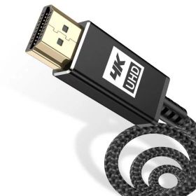 4K HDMI ケーブル 7m【ハイスピード アップグレード版】 HDMI 2.0規格HDMI Cable 4K 60Hz 対応 3840p/2160p UHD 3D HDR 18Gbps 高速イーサネット ARC hdmi ケーブル - 対応 パソコンの画面をテレビに映す Apple TV,PS5/PS4/PS3, PCモニター など適用 (黒)