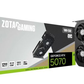 ZOTAC GAMING GeForce RTX 5070 Twin Edge OC 12GB GDDR7 グラフィックスボード ZT-B50700H-10P VD9204