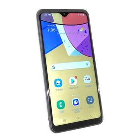 中古 samsung Galaxy A21 64GB ブラック SCV49 au