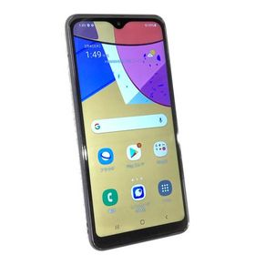 中古 samsung Galaxy A21 64GB ブラック SCV49 au