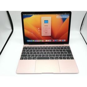 【中古】Apple MacBook 12インチ CTO (Mid 2017) ローズゴールド Core m3 (1.2G)/8G/256G(SSD)/intel HD 615【道玄坂】保証期間１ヶ月【ランクB】