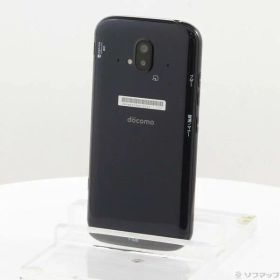 【中古】FCNT らくらくスマートフォン 64GB ネイビー F-52B docomo SIMフリー 【198-ud】