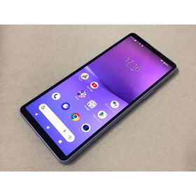 セイモバイル★【中古Bランク】SIMフリー AU Xperia 10 V SOG11 128GB ラベンダー
