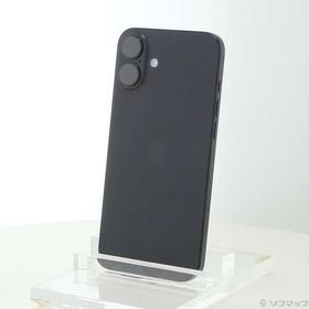 〔中古〕Apple(アップル) iPhone16 Plus 128GB ブラック 3N343J／A SIMフリー〔377-ud〕