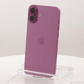 〔中古〕Apple(アップル) iPhone16 Plus 128GB ピンク 3N345J／A SIMフリー〔198-ud〕