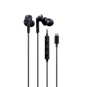 オーディオテクニカ ATH-CKS330Li BK イヤホン 有線 1.2m Lightning マイク付き iphone 重低音 ブラック