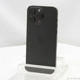 ソフマップ 〔中古品〕 iPhone15 Pro Max 256GB ブラックチタニウム MU6P3J／A SIMフリー【344】