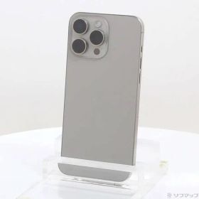 ソフマップ 〔中古品〕 iPhone15 Pro Max 256GB ナチュラルチタニウム MU6R3J／A SIMフリー【371】