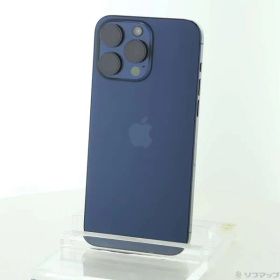 ソフマップ 〔中古品〕 iPhone15 Pro Max 1TB ブルーチタニウム MU723J／A SIMフリー【344】