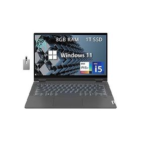 Lenovo IdeaPad Flex 5 15.6" FHD Touchscreen Laptop, Intel Core i5 1135G7, 8GB RAM, 1TB SSD, Intel Iris Xe, Backlit Keyboard, Fingerprint Reader, HD We