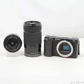 〔中古〕SONY(ソニー) α6400 ILCE-6400Y ダブルズームレンズキット ブラック〔258-ud〕