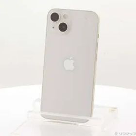 ソフマップ 〔中古品〕 iPhone13 128GB スターライト MLND3J／A SIMフリー 〔ネットワーク利用制限▲〕【258】