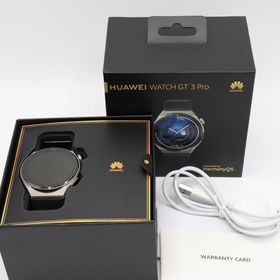 ボーナスストア+5％【美品】HUAWEI WATCH GT3 Pro 46mm ODN-B19 チタン アクティブモデル ブラック スマートウォッチ ファーウェイウォッチ 本体