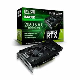 【中古】ELSA エルザ GeForce RTX 2060 S.A.C グラフィックスボード VD6896 GD2060-6GERS