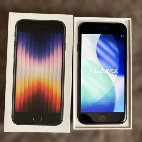 iPhone SE (第3世代) ブラック 本体 SIMフリー 元箱付