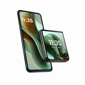 【エントリーで更にポイントアップ 2/5(木)23:59まで！】モトローラ MOTOROLA motorola razr 60 ultra 7.0+4.0型 16GB/512GB スカラベグリーン SIMフリースマートフォン PB8U0001JP フリップ 折りたたみ PB8U0001JP