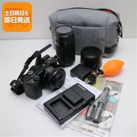 超美品 α6000 ILCE-6000Y ダブルズームレンズキット ブラック 即日発送 ミラーレス一眼 SONY 本体 あすつく 土日祝発送OK