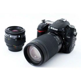 【中古】ニコン Nikon D7000 標準&超望遠ダブルズームセット 美品 ストラップ付き カメラ 中古 人気 おすすめ 高画質