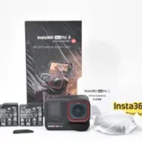 ■ ほぼ新品 ■ Insta360 Ace Pro2 デュアルバッテリーキット ≪標準マウント＆元箱付 動作光学良好≫ CINSBBGA-DB 0318