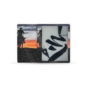 MightySkins Glossy Glitter Skin Compatible with Kindle Scribe (2022) Full Wrap - Lone Rider | Protective High-Gloss Glitter Finish | Easy _並行輸入