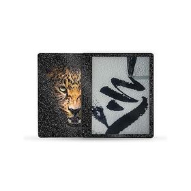 MightySkins Glossy Glitter Skin Compatible with Kindle Scribe (2022) Full Wrap - Leopard Face | Protective High-Gloss Glitter Finish | Eas_並行輸入